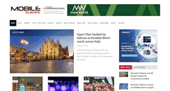 Desktop Screenshot of mobileeurope.co.uk